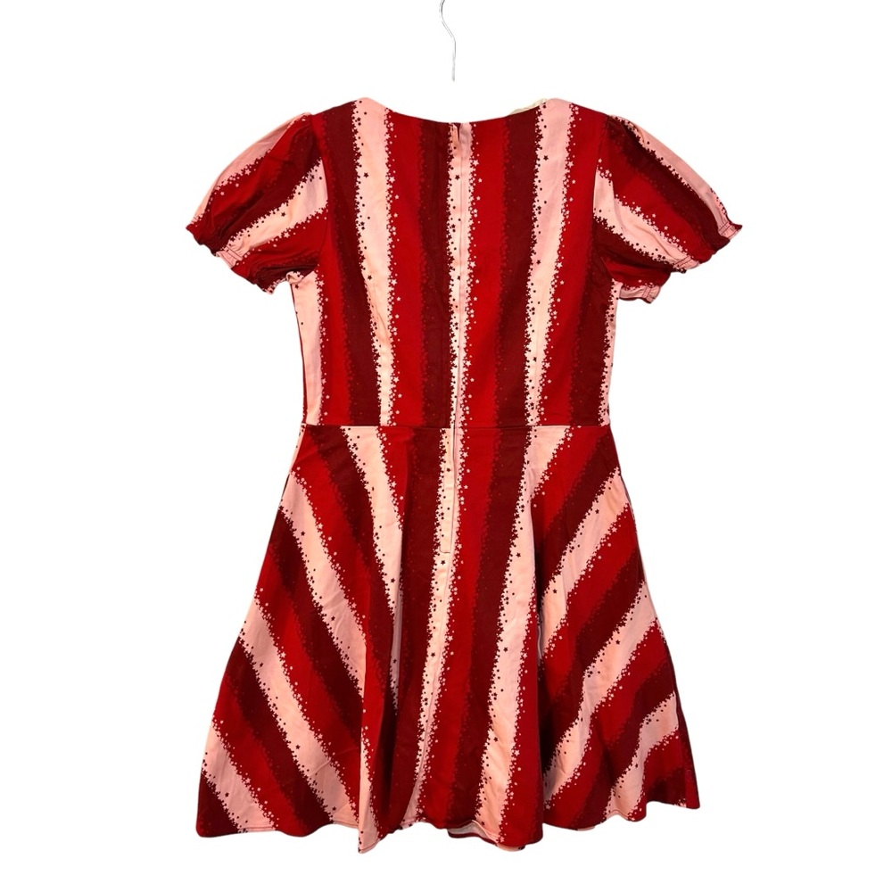 Collectif Red and White Striped Dress - Picture 3 of 7